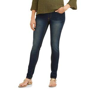 Maternity Skinny Jeans with Full Panel Dark Wash, L
